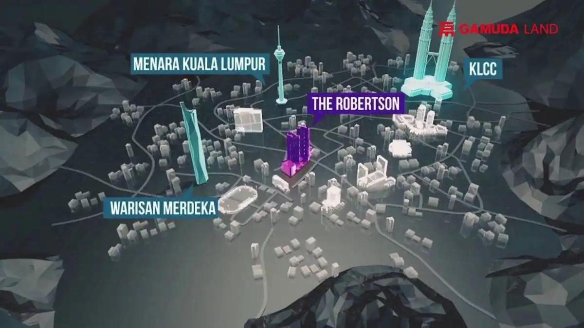 Appartamento Meta @ Robertson Kl Bukit Bintang Kuala Lumpur Esterno foto
