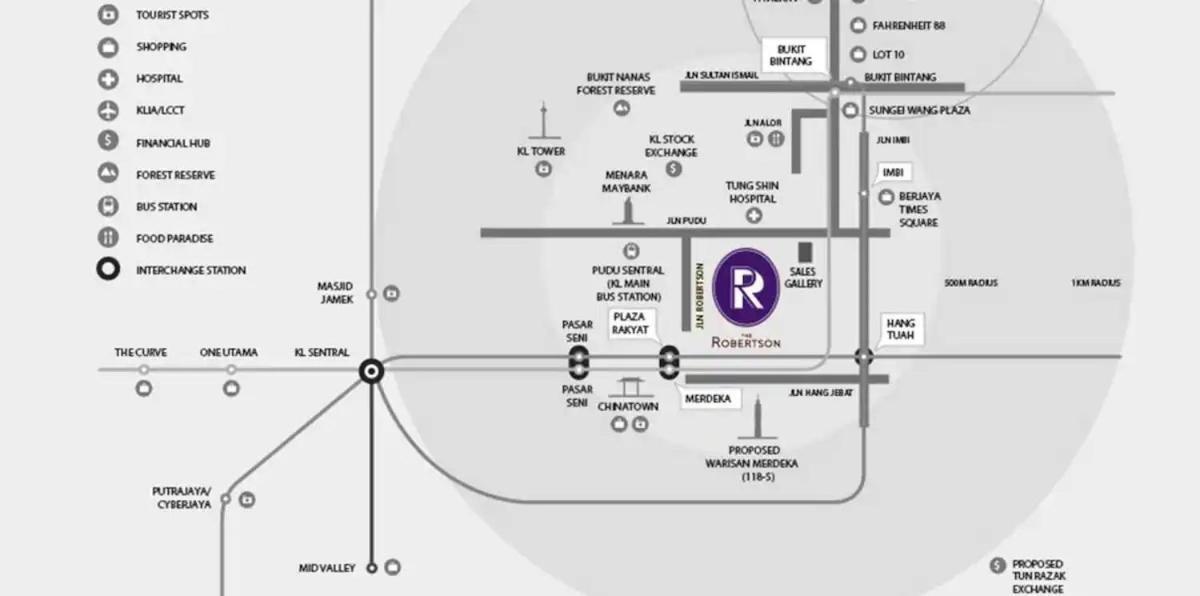 Appartamento Meta @ Robertson Kl Bukit Bintang Kuala Lumpur Esterno foto